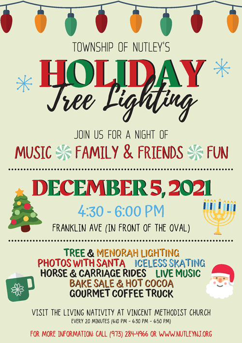Nutley Tree Lighting 2025 Otha Tressa